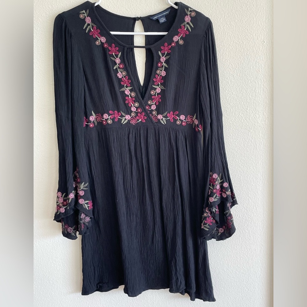 Forever 21 Floral Stitched Dress